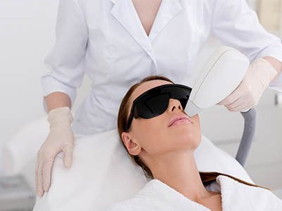 How do you get the laser hair removal treatment?